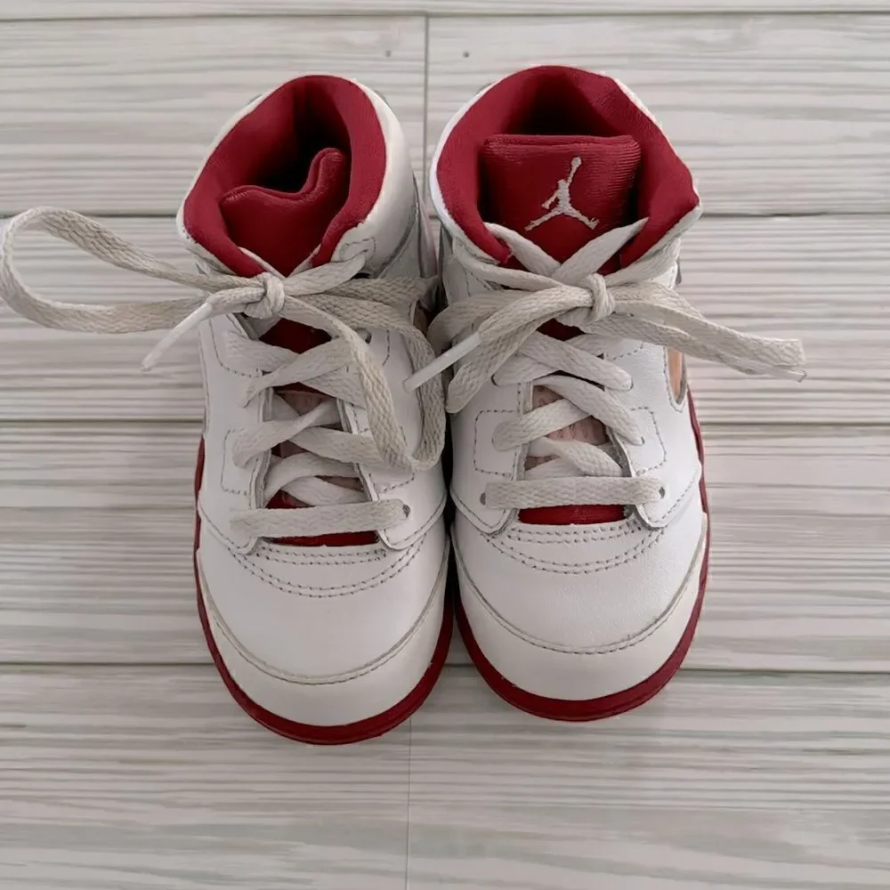 NIKE AIR JORDAN 5 RETRO TD PINK FOAM BABY EUC